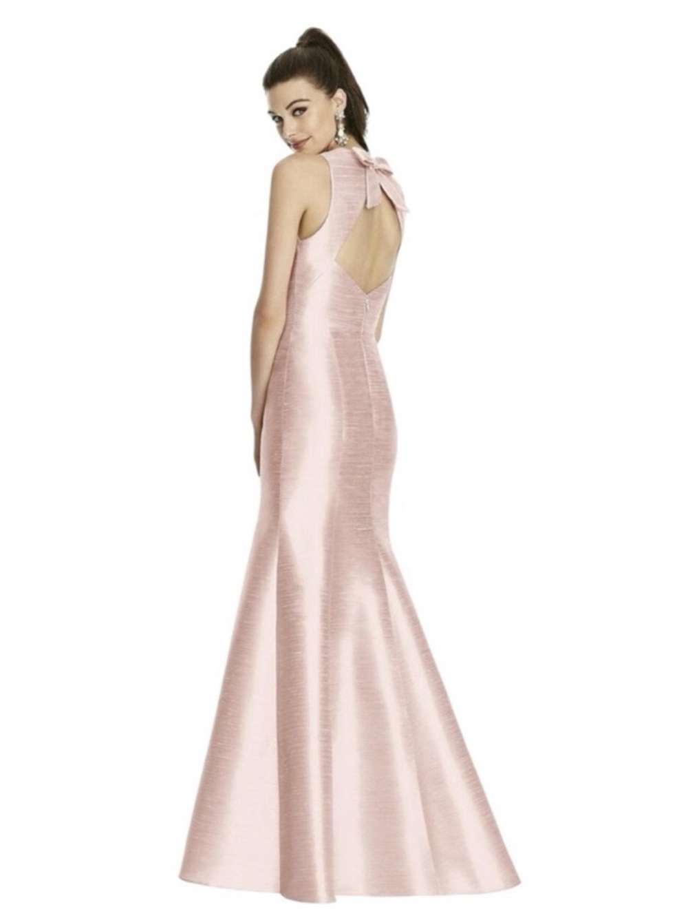 ALFRED SUNG SZ 12 Pearl Pink Gown